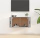 vidaXL Wiszaca szafka telewizyjna, szarosc betonu, 80x34,5x40 cm