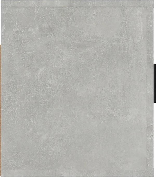 vidaXL Wiszaca szafka telewizyjna, szarosc betonu, 80x34,5x40 cm