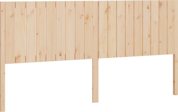 vidaXL Κεφαλάρι κρεβατιού, 185,5x4x100 cm, από μασίφ πεύκο