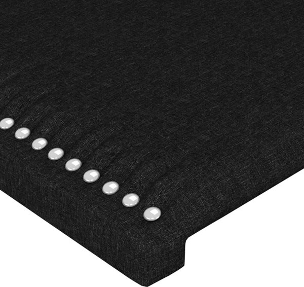 vidaXL Κεφαλάρι Uszak, μαύρο, 163x23x118/128 cm, ύφασμα