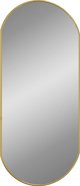 vidaXL Lustro scienne, zlote, 80x35 cm, owalne