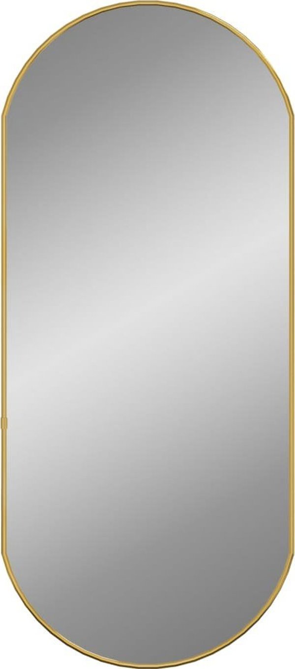 vidaXL Lustro scienne, zlote, 80x35 cm, owalne