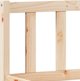 vidaXL Μεγάλο κρεβάτι χωρίς στρώμα, 180x210 εκ., από μασίφ πεύκο