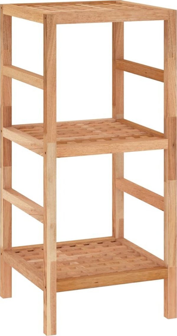 vidaXL Ράφι Μπάνιου, 35,5x35,5x79 εκ., Από Ξύλο Καρυδιάς