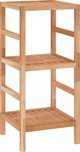 vidaXL Ράφι Μπάνιου, 35,5x35,5x79 εκ., Από Ξύλο Καρυδιάς