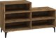 vidaXL Ραφιέρα παπουτσιών, καπνιστό δρυς, 102x36x60 εκ.