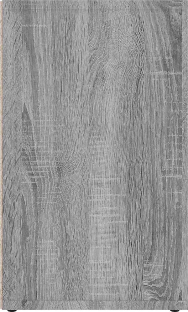 vidaXL Ντουλάπι παπουτσιών, γκρι sonoma δρυς, 52,5x30x50 cm