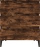 vidaXL Συρταριέρα, καπνιστή δρυς, 60x35x70 cm, υλικό από ξυλοπροϊόντα