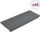 vidaXL Maty na schody samoprzylepne 30 szt. Szare 65x24,5x3,5 cm
