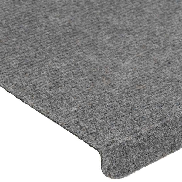 vidaXL Maty na schody samoprzylepne 30 szt. Szare 65x24,5x3,5 cm