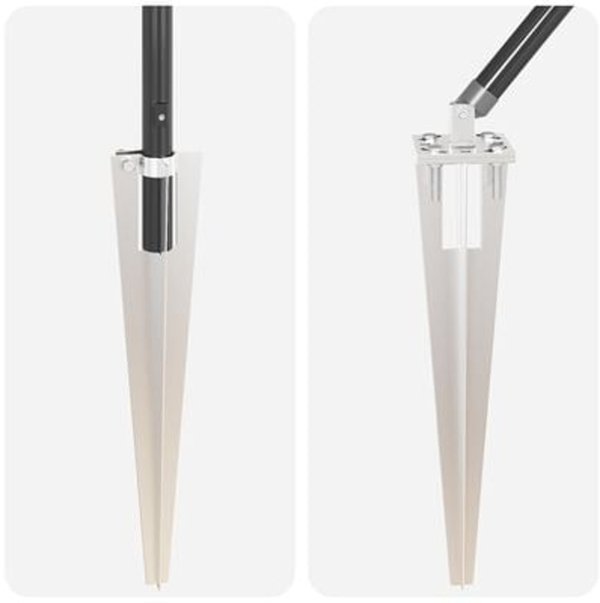 vidaXL Καρφιά Φρακτών 7 Τεμ. 32 mm 180 cm Γαλβανισμένο Ατσάλι