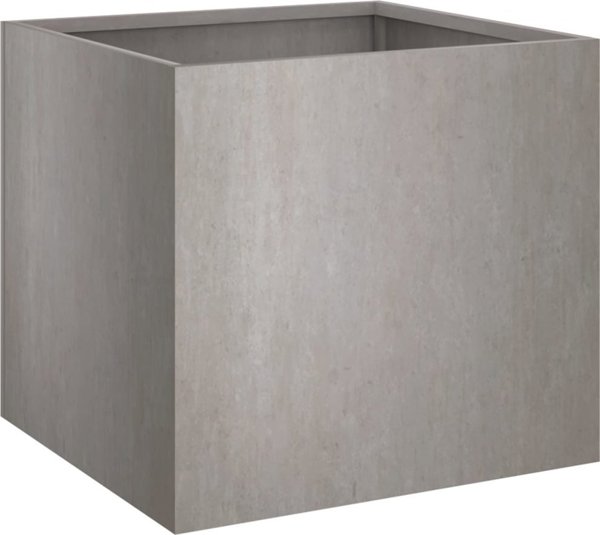 vidaXL Donica, szara, 42x40x39 cm, stal kortenowska