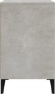 vidaXL Szafka na παπούτσια, γκρι σκυρόδεμα, 102x36x60 cm