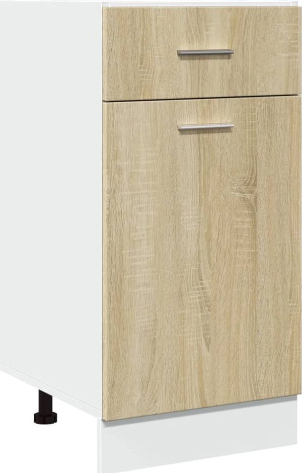 vidaXL Σετ 7 Ντουλάπια Κουζίνας, Δρυς Sonoma, Ξύλινο Υλικό