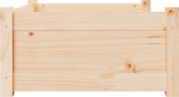 vidaXL vidaXL Legowisko dla psa, 75,5x55,5x28 cm, lite drewno sosnowe