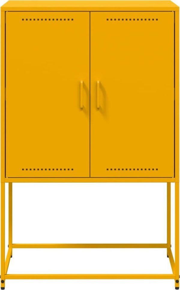 vidaXL Szafka pod telewizor, antracytowa, 68x39x60,5 cm, stalowa
