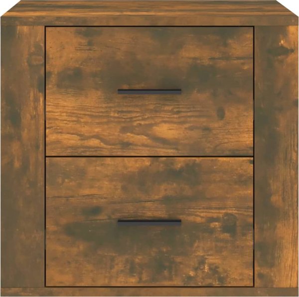 vidaXL Κομοδίνο σε απόχρωση σκούρας δρυός, 50x39x47 εκ.