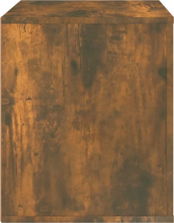 vidaXL Κομοδίνο σε απόχρωση σκούρας δρυός, 50x39x47 εκ.