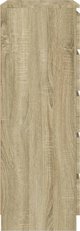 vidaXL Komoda, kolor dab sonoma, 60x36x103 cm, material drewnopochodny
