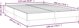 vidaXL Κρεβάτι Continental, μπλε, επενδεδυμένο με ύφασμα, 140x190 cm