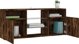 vidaXL Ντουλάπι TV με φωτισμό LED, καπνιστό δρυς, 120x30x50 cm