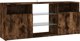 vidaXL Ντουλάπι TV με φωτισμό LED, καπνιστό δρυς, 120x30x50 cm