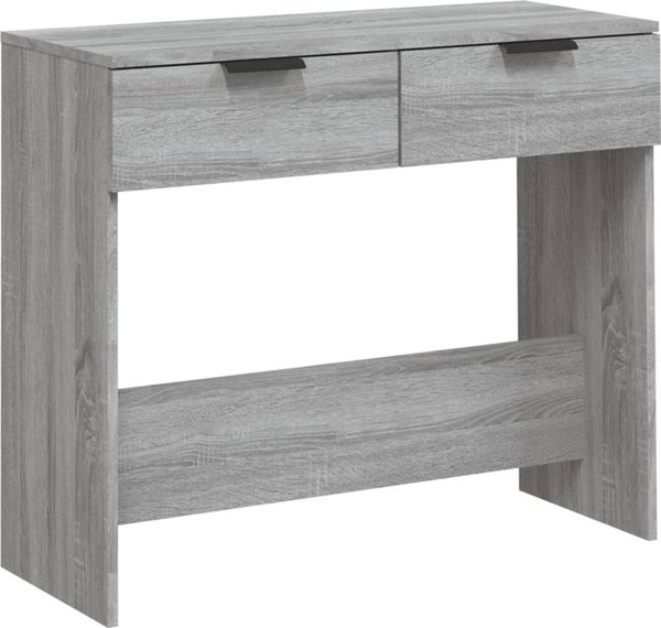 vidaXL Κονσόλα, γκρι δρυς σονόμα, 90x36x75 cm