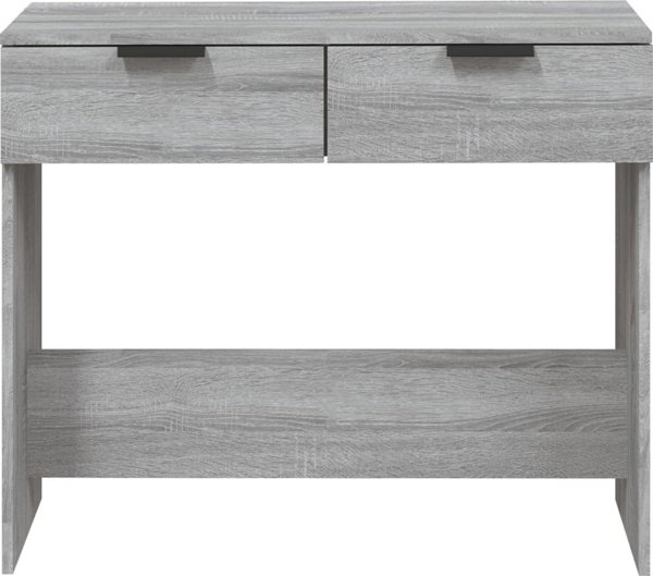 vidaXL Κονσόλα, γκρι δρυς σονόμα, 90x36x75 cm