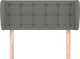 vidaXL Κεφαλάρι uszak, σκούρο γκρι, 83x23x78/88 cm, ύφασμα