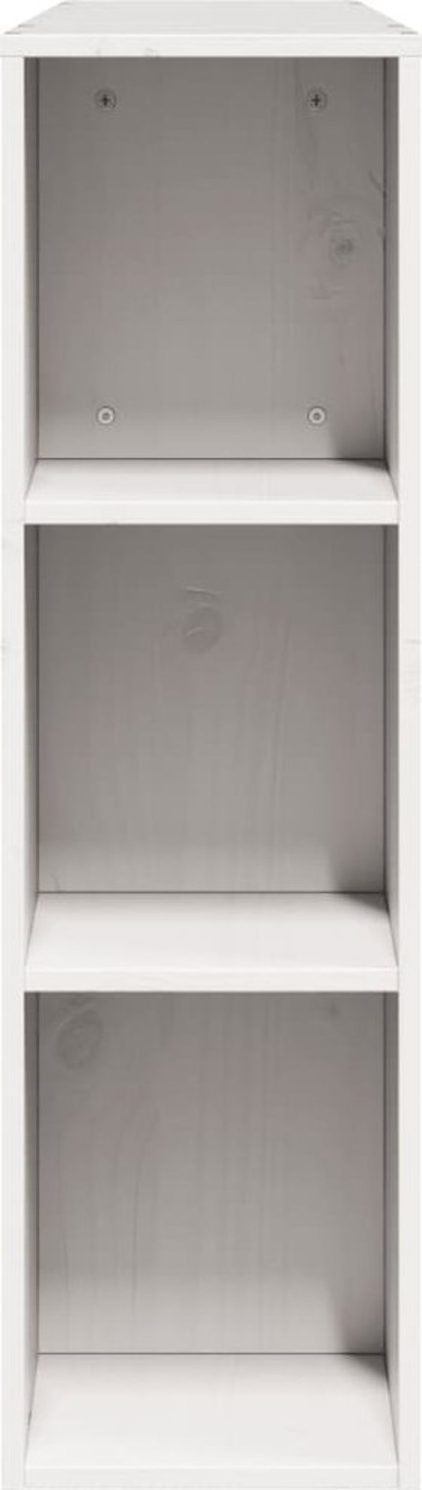 vidaXL Κεφαλάρι κρεβατιού με ράφια, λευκό, 140cm, πεύκο