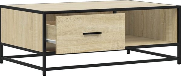 vidaXL Τραπεζάκι καφέ, δρυς sonoma, 90x57x35 εκ, κατασκευασμένο από σύνθετο ξύλο
