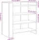 vidaXL Ντουλάπι σε απόχρωση σκουριάς, 73,5x35x75 εκ., ξύλινο υλικό