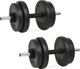 vidaXL Hantle z obciaznikami, 40 kg