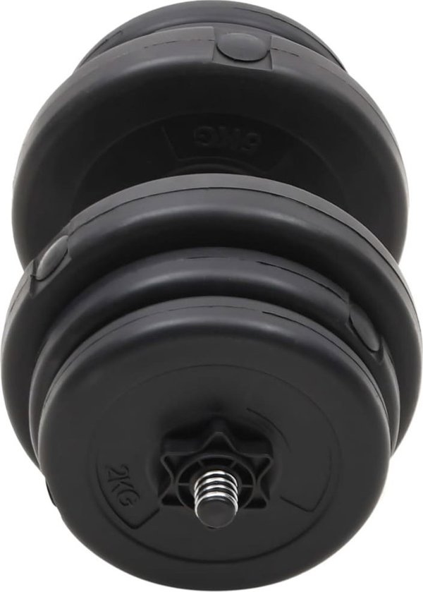 vidaXL Hantle z obciaznikami, 40 kg