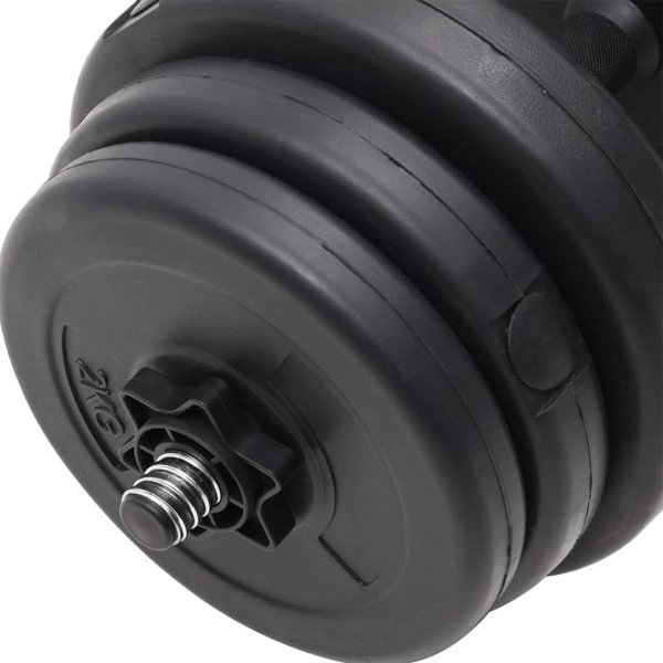 vidaXL Hantle z obciaznikami, 40 kg