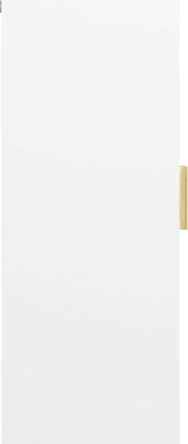 vidaXL Επιτοίχια ντουλάπα, λευκή, 69,5x34x90 εκ