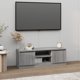vidaXL Έπιπλο για TV με πόρτες, γκρι δρυς σονόμα, 102x30x36 εκ