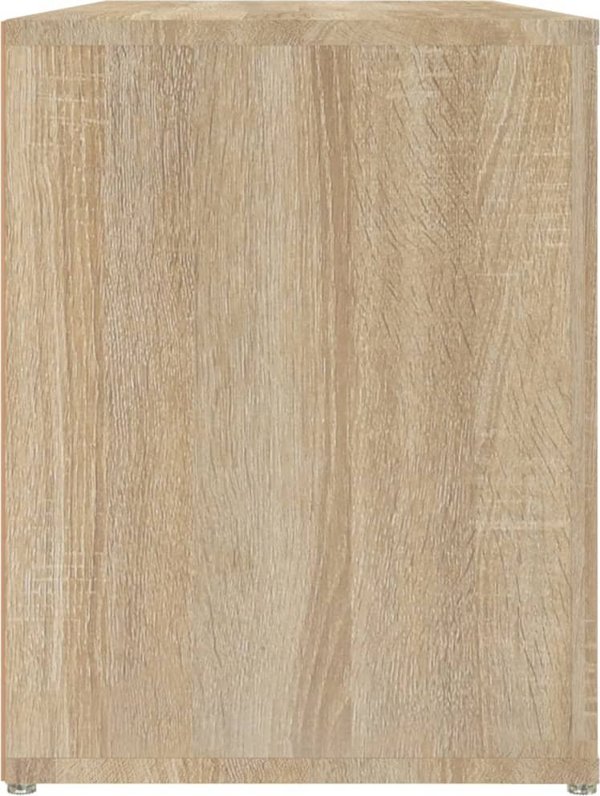 vidaXL Ράφι Παπουτσιών, Sonoma Δρυς, 100x35x45 cm, από Ξυλοπολυμερές Υλικό