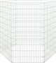 vidaXL 6-panel Κλουβί για Κουνέλι, 54x100 cm, Γαλβανισμένο Σίδερο