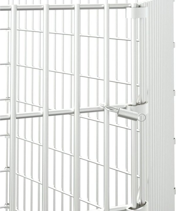 vidaXL 6-panel Κλουβί για Κουνέλι, 54x100 cm, Γαλβανισμένο Σίδερο