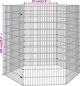 vidaXL 6-panel Κλουβί για Κουνέλι, 54x100 cm, Γαλβανισμένο Σίδερο