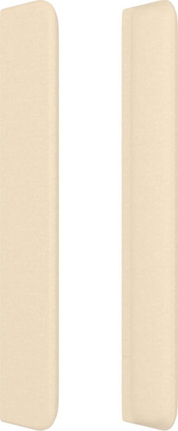 vidaXL Κεφαλάρι uszak, κρεμ, 83x16x118/128 cm, ύφασμα