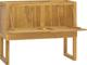 vidaXL Ντουλάπι Μπάνιου, 90x45x75 εκ., Μασίφ Τικ