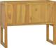 vidaXL Ντουλάπι Μπάνιου, 90x45x75 εκ., Μασίφ Τικ