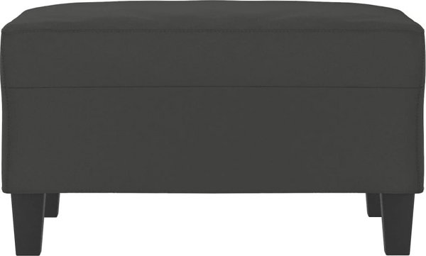 vidaXL Σκαμπό ποδιών, σκούρο γκρι, 70x55x41 εκ, με μικροΐνες