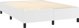 vidaXL Κρεβάτι Continental με στρώμα, λευκό, οικοδερμα 140x190 cm