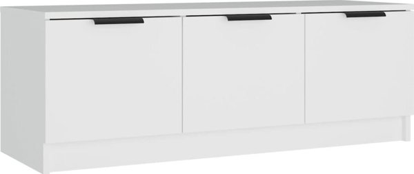 vidaXL Ντουλάπα για Τηλεόραση, λευκή, 102x35x36,5 cm