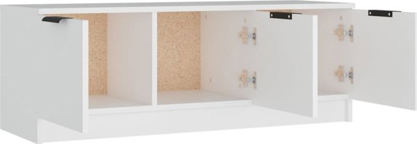 vidaXL Ντουλάπα για Τηλεόραση, λευκή, 102x35x36,5 cm