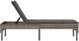 vidaXL Ξαπλώστρα με Μαξιλάρι Γκρι 55x200x44cm από Πολυρατάν