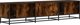 vidaXL Szafka pod telewizor przydymiony dab 180x35x41 cm